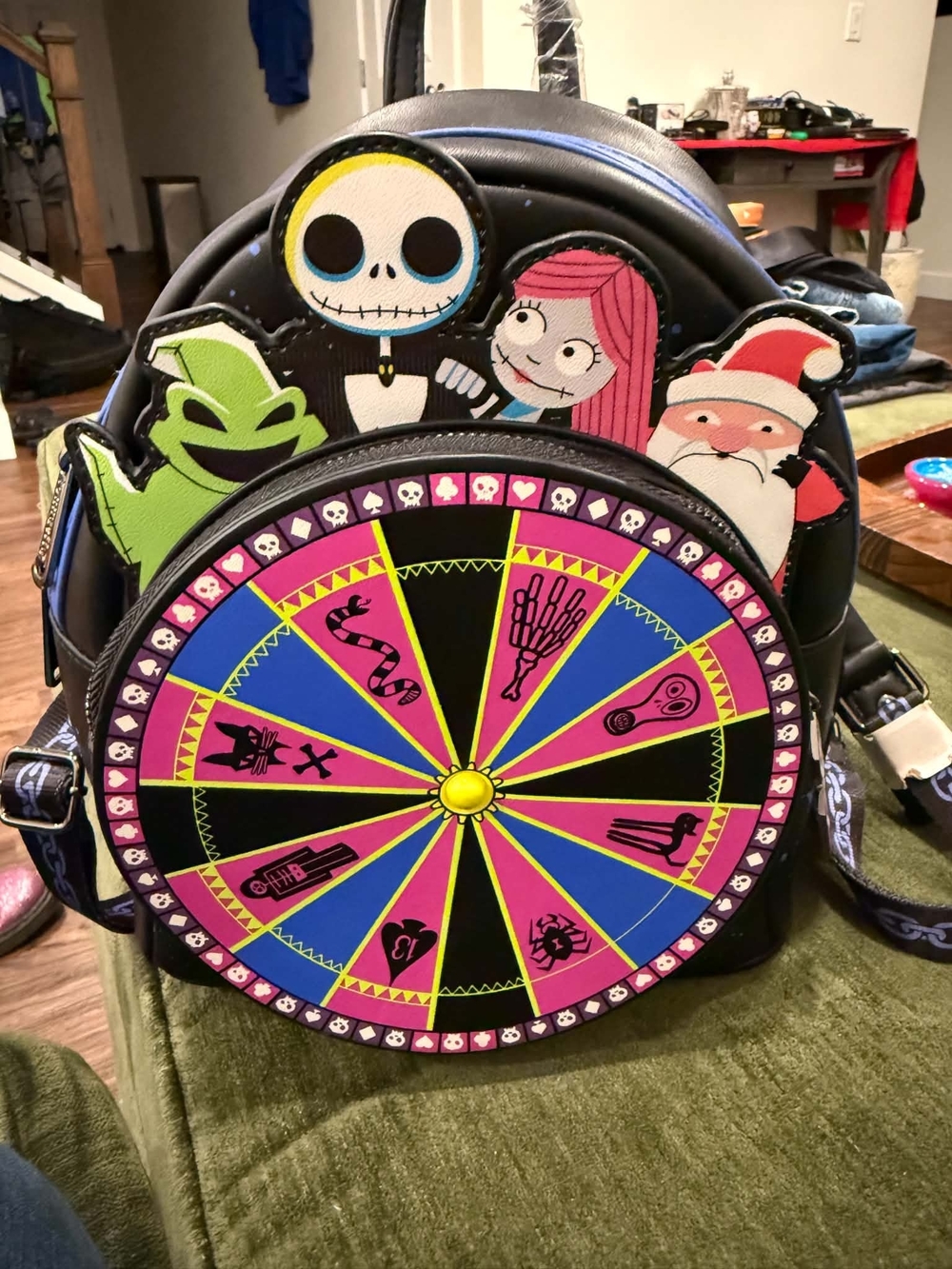 Loungefly Oogie Boogie Wheel Nightnare Before Chrisrmas Backpack